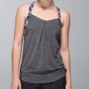 Lululemon Restless tank with built in bra